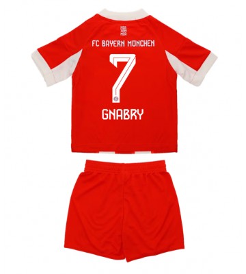 Bayern Munich Serge Gnabry #7 Replika Hemmatröja Barn 2025-26 Kortärmad (+ Korta byxor)